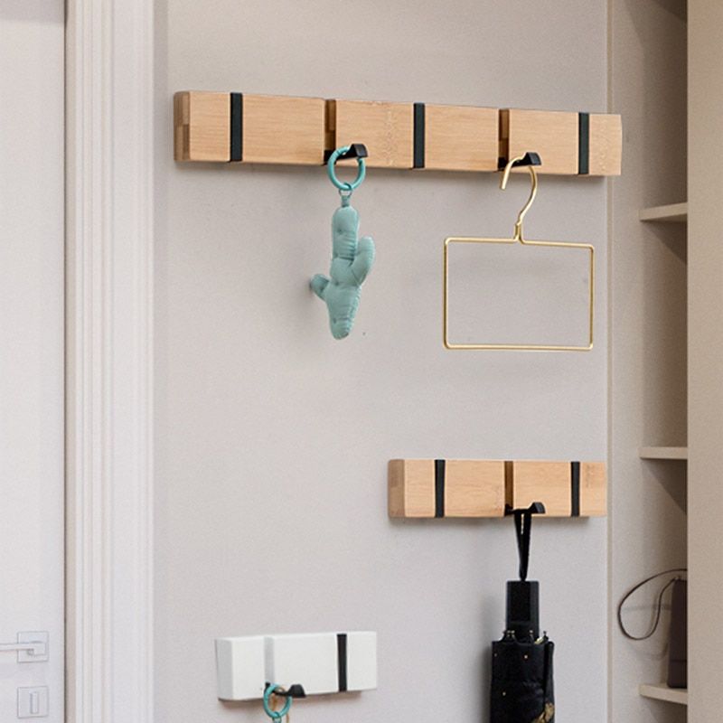 Bamboo Nail-less Coat Hanger