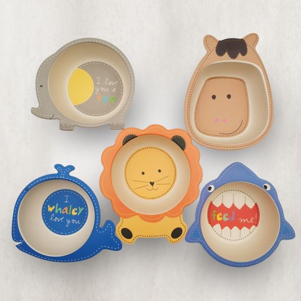 Natural Bamboo Fiber Bowl for Babies