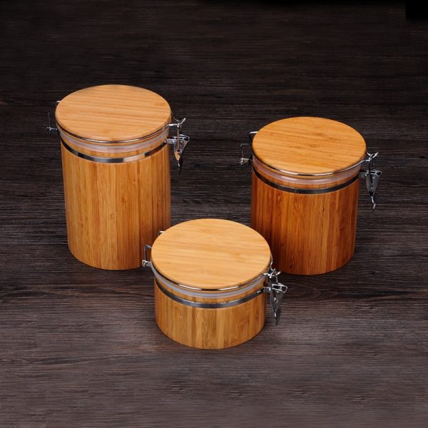 Bamboo Kitchen Container