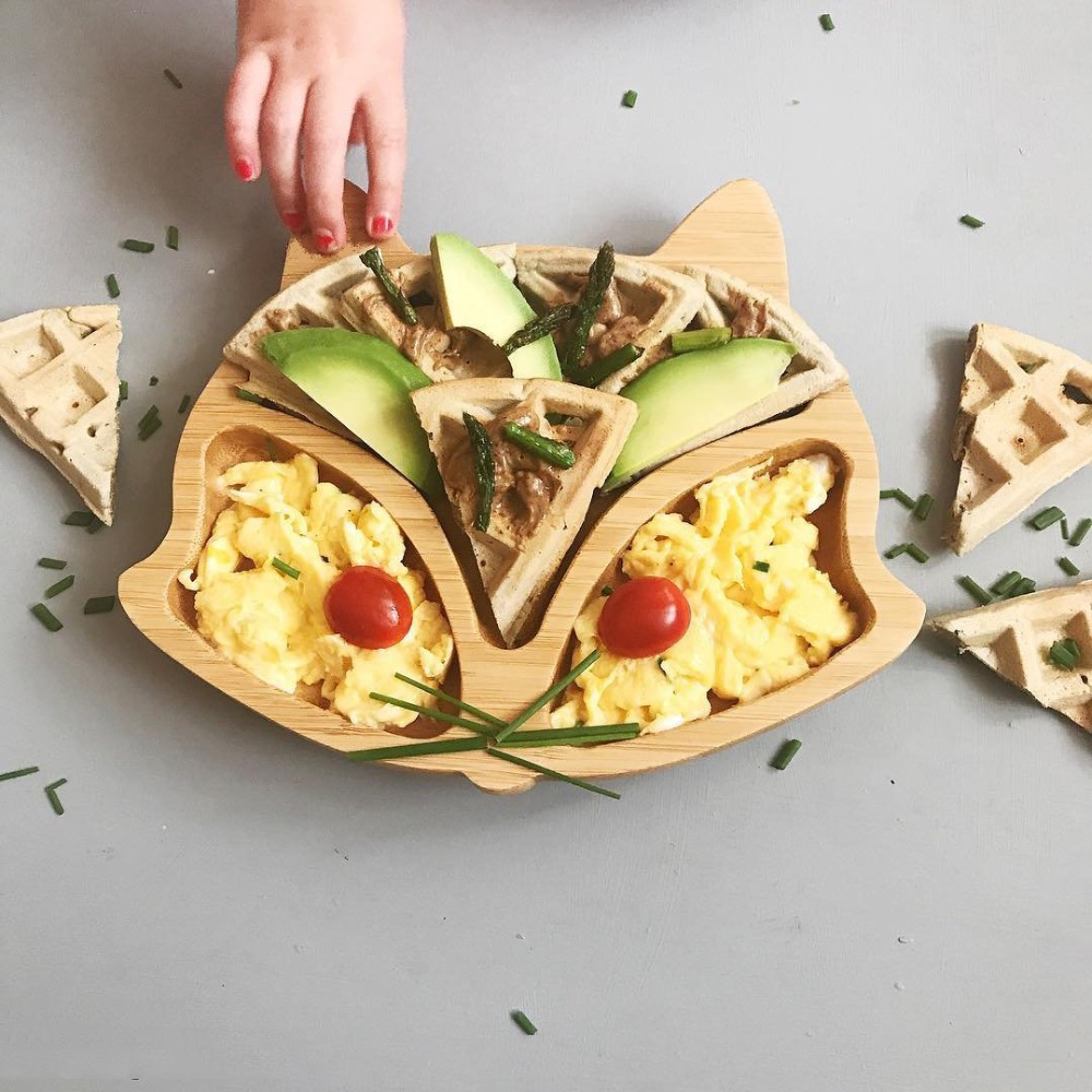 bamboo child plate